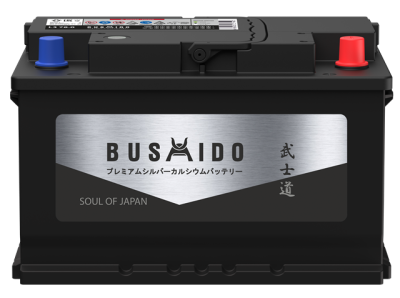 Аккумулятор 6СТ-75 А.ч., о.п., R+, BUSHIDO SJ (JIS)