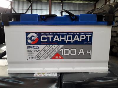 Аккумулятор 6СТ-100 А.ч., п.п., L+, Стандарт