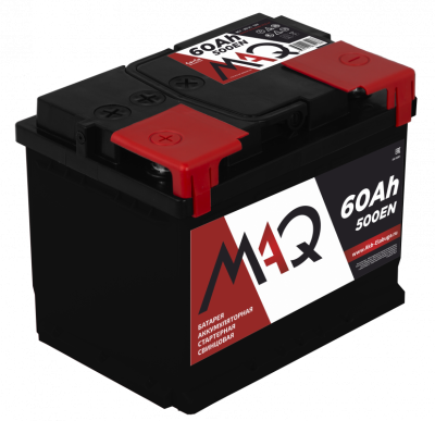 Аккумулятор 6СТ-60 А.ч., п.п., L+,(1), VL MAQ