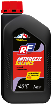 17481N RUSEFF Антифриз  ANTIFREEZE Balance (1кг)красный 