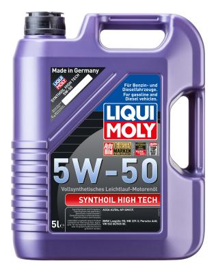 9068 масло моторное синтетическое LiquiMoly Synthoil High Tech 5W-50 SM/CF; A3/B4 5л