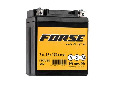 Аккумулятор мото FORSE AGM 6мтс 7 А/ч FTX7L - BS (арт. 207003050 )