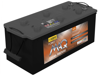 Аккумулятор 6СТ-132 А.ч., о.п., R+ (3), VL MAQ power