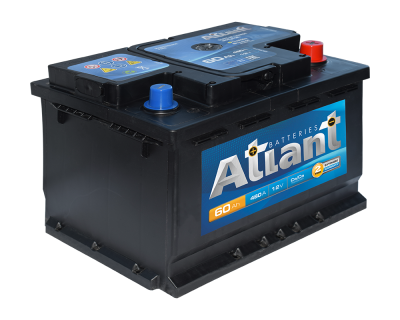 Аккумулятор 6СТ-60 А.ч., о.п., R+, ATLANT Extra Power