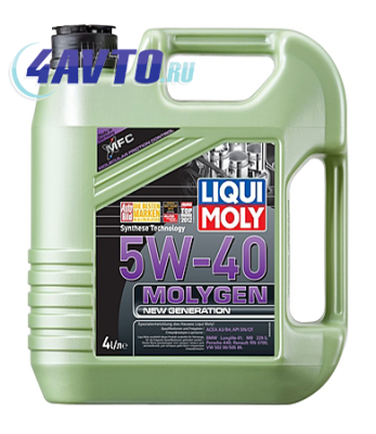 9054/8578    LiquiMoly Molygen New Generation 5W-40 SN/CF;A3/B4 4