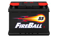 Аккумулятор 6СТ-55 А.ч., п.п., L+ Fire Ball