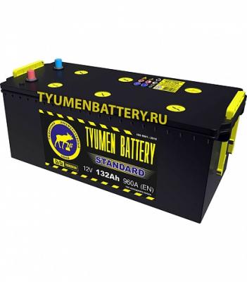 Аккумулятор 6СТ-132 А.ч., о.п., R+, TYUMEN Battery Standard