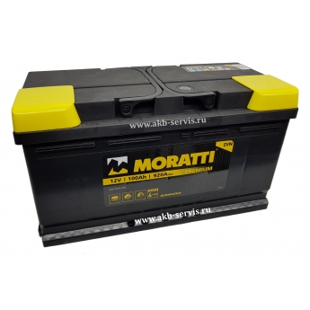 Аккумулятор 6СТ-100 VL(0) о.п., R+, Moratti