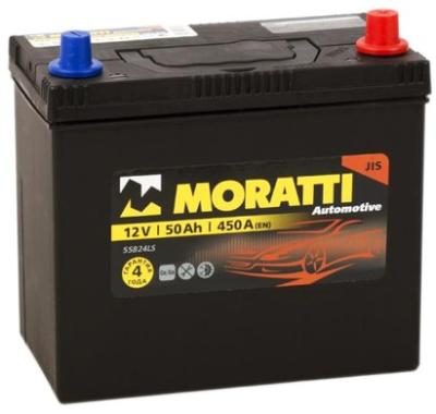 Аккумулятор 6СТ-50 VL,(0) о.п., R+,,Moratti  (JIS)