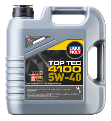 7547    LiquiMoly Top Tec 4100 5W-40 CF/SN A3/B4/C3 4