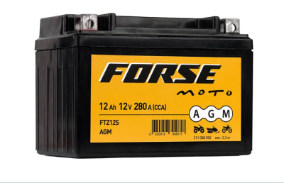 Аккумулятор мото FORSE AGM 6мтс 12 А/ч FTZ12S (арт. 212008050 )