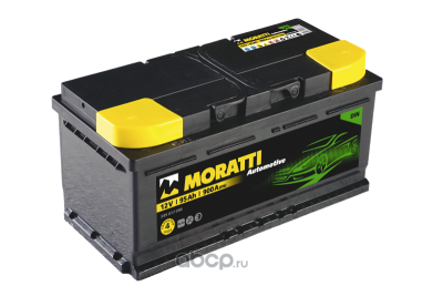Аккумулятор 6СТ-95 VL, о.п., R+, (595 017 090) низк.Moratti