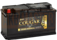 Аккумулятор 6CT-100 А.ч.,  п.п., L+, COUGAR POWER