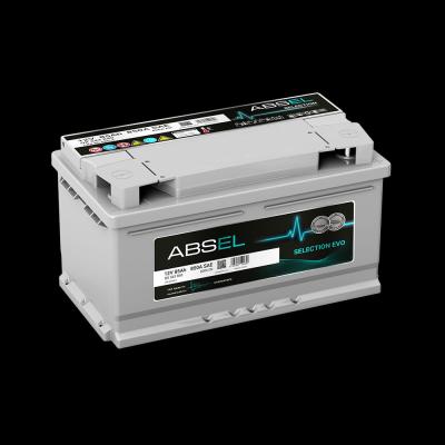 Аккумулятор 6СТ-85 А.ч., о.п., R+, ABSEL SELECTION EVO