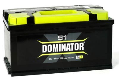 Аккумулятор 6CT-91 (L), п.п., DOMINATOR