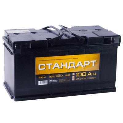Аккумулятор 6СТ-100 А.ч., о.п., L(R)+, Стандарт