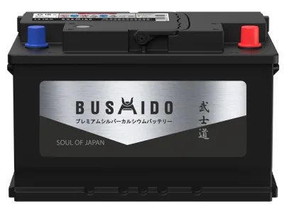 Аккумулятор 6СТ-75 А.ч., о.п., R+, BUSHIDO SJ (JIS)