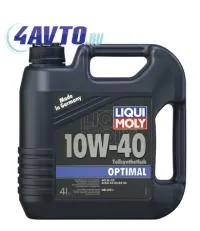 3930 масло моторное полусинтетическое LiquiMoly Optimal 10w-40 4л