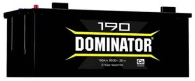 Аккумулятор 6СТ-190 А.ч., (4) (L) п.п., L+, Dominator