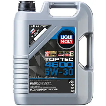 2316/8033 масло моторное синтетическое LiquiMoly Top Tec 4600 5W-30 SN/CF, C3 (5 л)