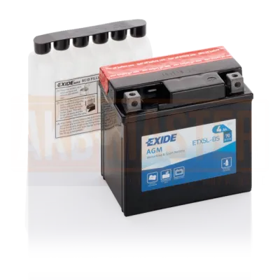 Аккумулятор для мототехники 4 Ач R+, EXIDE AGM-Dry Technology ETX5L-BS