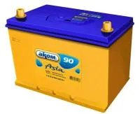 Аккумулятор 6СТ-90 А.ч., о.п., R+, АКОМ ASIA