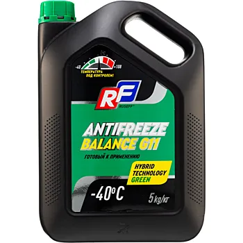 17463N RUSEFF Антифриз ANTIFREEZE Balance G11 40 (5кг)зеленый