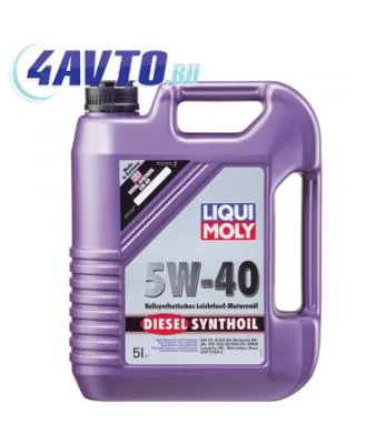 1927 масло моторное синтетическое LiquiMoly Diesel Synthoil 5w40 CF; В4 5л