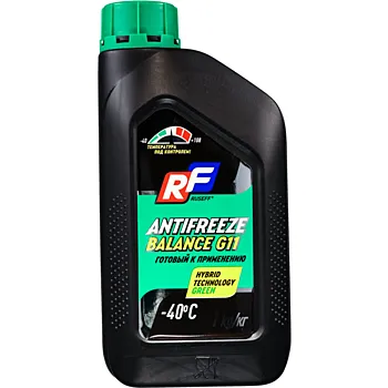 17461N RUSEFF Антифриз ANTIFREEZE Balance G11 40 (1кг.)зеленый