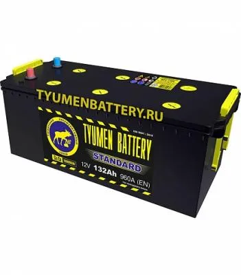 Аккумулятор 6СТ-132 А.ч., о.п., R+, TYUMEN Battery Standard
