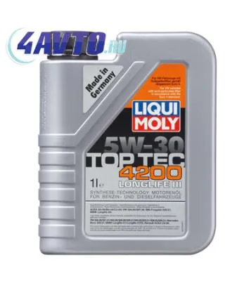 8972/7660/3706 масло моторное синтетическое LiquiMoly Top Tec 4200 5w30 1л 8972/7660/3706 масло моторное синтетическое LiquiMoly Top Tec 4200 5w30 1л