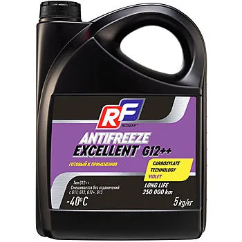 17362N RUSEFF Антифриз ANTIFREEZE EXCELLENT G12++ (5кг)фиолетовый