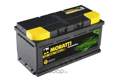 Аккумулятор 6СТ-95 VL, о.п., R+, (595 017 090) низк.Moratti