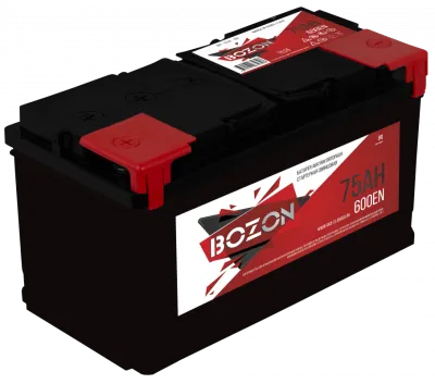 Аккумулятор 6СТ-75 А.ч., п.п., L+(1), VL BOZON